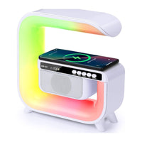 Wireless Phone Charging LED Lamp Alarm Clock